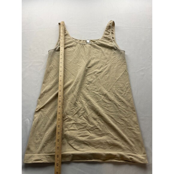 Nikibiki Tank Top Womens One Size Tan Scoop Neck Sleeveless Casual Stretch - Picture 2 of 5